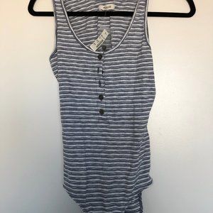 Madewell Tops | Striped Tanktop Bodysuit